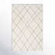 Seaton Geometric Handmade Tufted Wool Black/Cream Area Rug