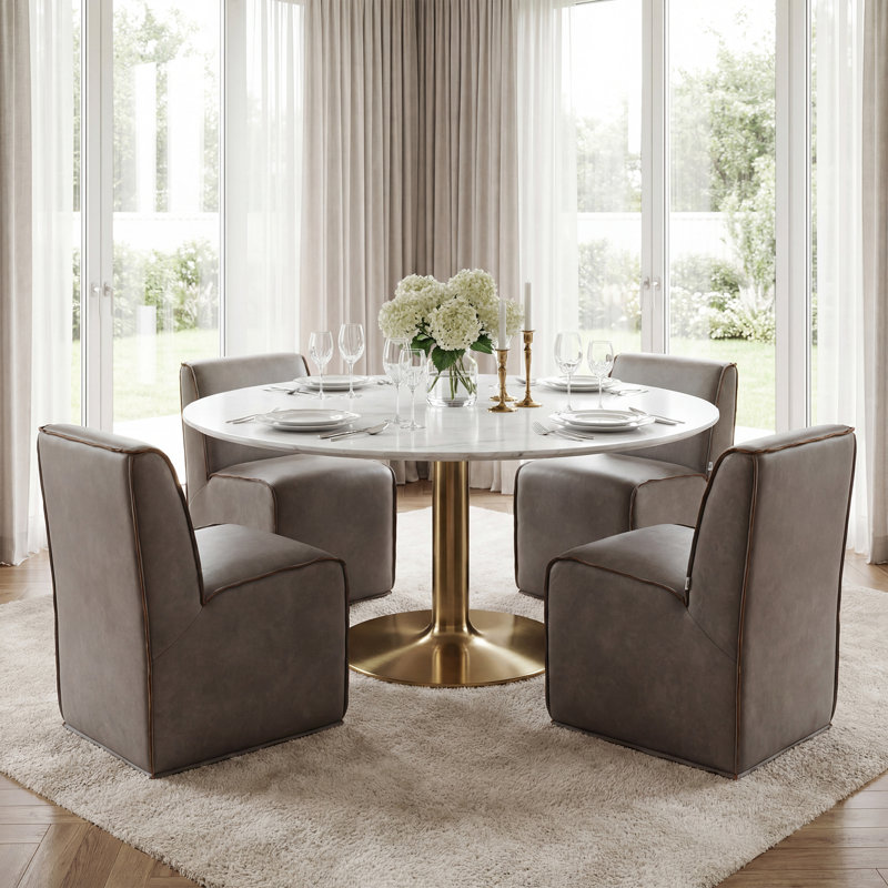 Chaise de salle à manger Cozy Elegant, Gris