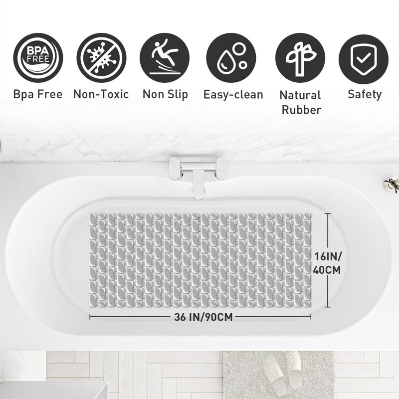 Shower mat, Grey