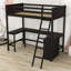 Lit mezzanine en bois avec bureau et tablettes-183899027-183899020