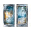 «Blue Paradise Coastal Windows I» - ensemble d'art mural côtier tropical 2 pièces-902598379-902598383