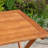 3-Piece Eucalyptus Bistro Set, Square, Natural Oil-291110620