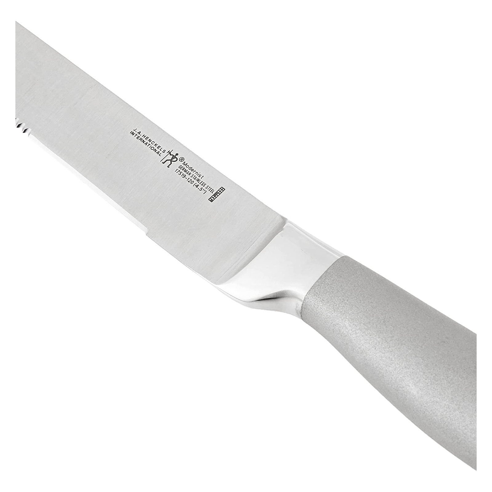 HENCKELS Modernist 14-Piece Self-Sharpening Knife Set with Block, Chef Knife, Paring Knife, Bread Knife, Steak Knife, Stainless Steel