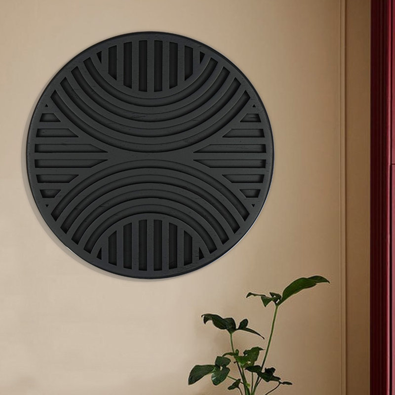 Panneau décoratif en bois d'épinette sculpté "The Lunar Arch" - Accessoire mural décoratif