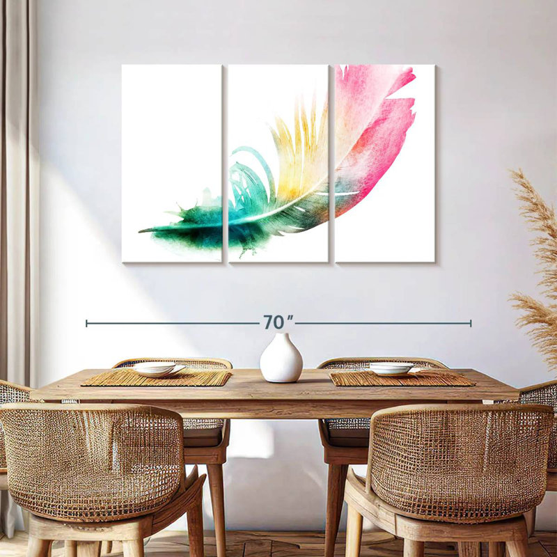 Kerner Prismatic Feather, 36" H x 57" W