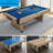 3-in-1 Multi Game Pool Table Includes Billiards, Dining Table, & Table Tennis
