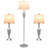 Ensemble de lampes sur pied et de table 3 pièces Jaban