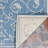 Fierce Portico Beige-Blue Indoor/Outdoor Area Rug-888400378