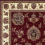 Tapis rouge / ivoire Stian-65604673