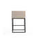 Upholstered Counter Stool with Metal Frame