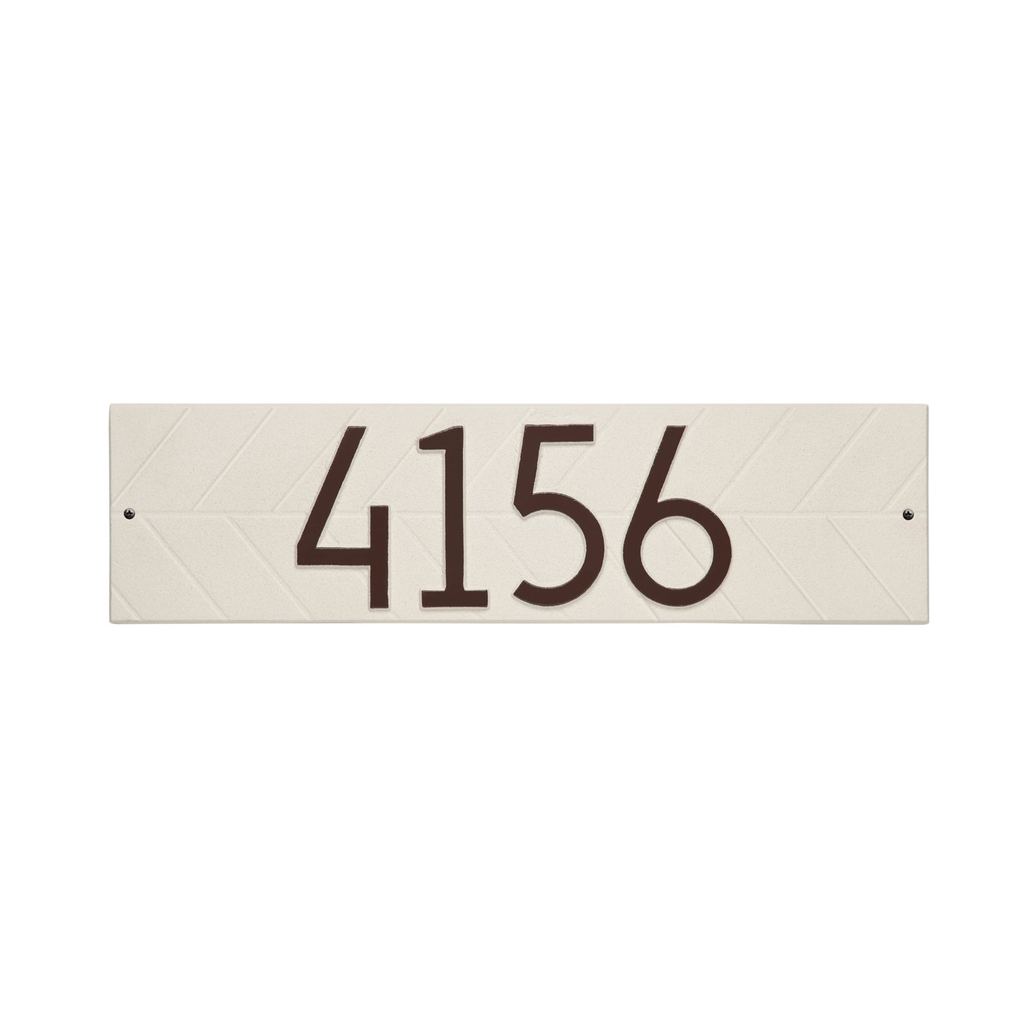 Mid-century Modern Herringbone Wall Plaque, Coastal Clay, Yes