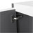 12" Bathroom Side Cabinet, 2-Soft Close Doors, Float Mounting Design, 12*2(KD-Packing)-1674845102