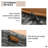 4-person Outdoor Wicker Patio Conversation Set, Modular Sectional Seating Group With Ottomans And Tempered Glass Coffee Table, Weather-resistant All-weather Furniture Set For Backyard Deck Poolside-129028589
