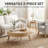 Solid Wood Nesting Coffee Table-1636107132