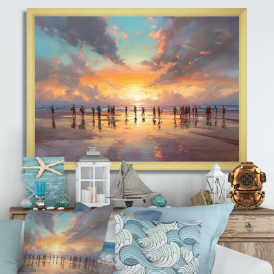 " Travellers Visiting Beach "