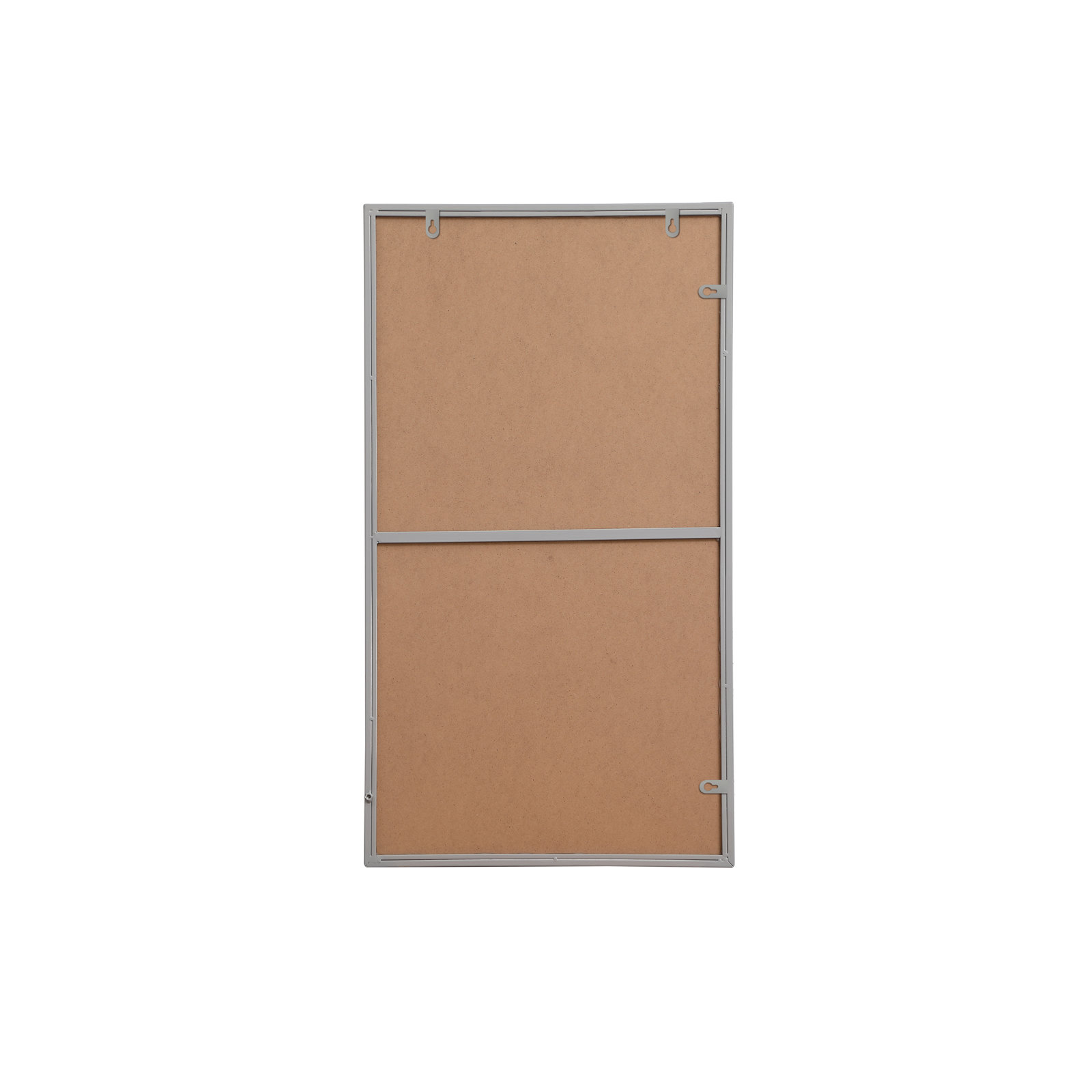 Sabine Metal Rectangle Wall Mirror, 36" x 20", Gray