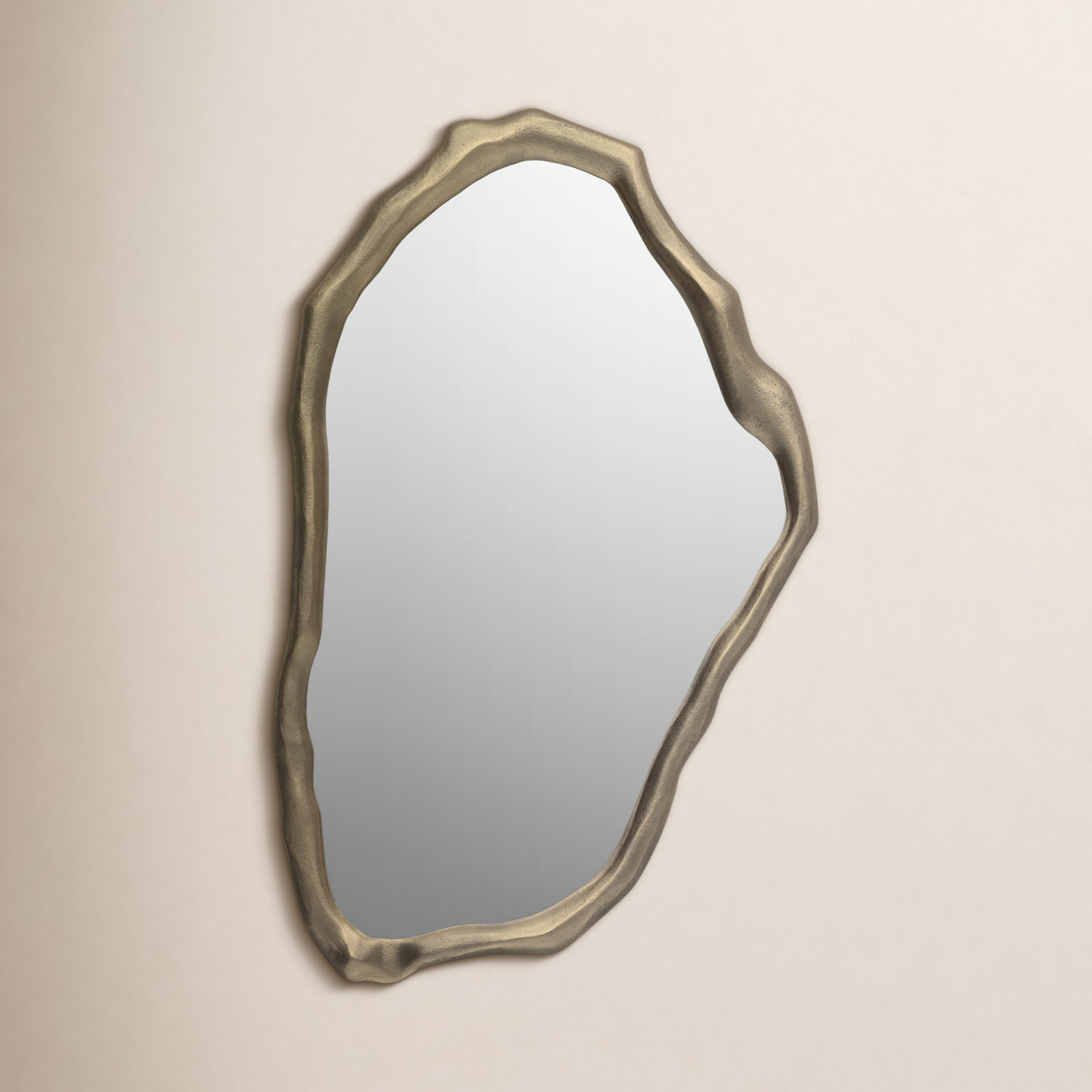 Times Metal Free Form Wall Mirror