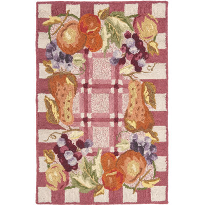 Chelsea Hand Hooked Wool Pile Ikat Rug