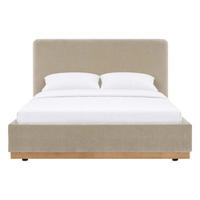 Arden Low-Profile Upholstered Platform Bed