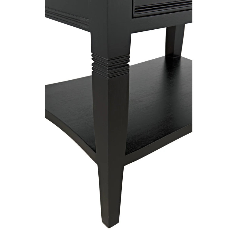 Oxford End Table, Hand Rubbed Black