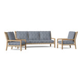 Hudson Outdoor 3 - Piece Conversation Set