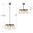 Olajawon 4-Light Dimmable Geometric Chandelier ETL Certified