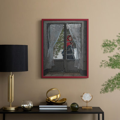 «Vintage Portrait Print CXV III», reproduction encadrée - bois massif