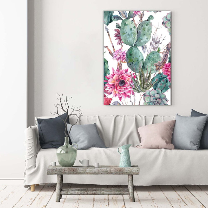 Cacti - Wrapped Canvas Print