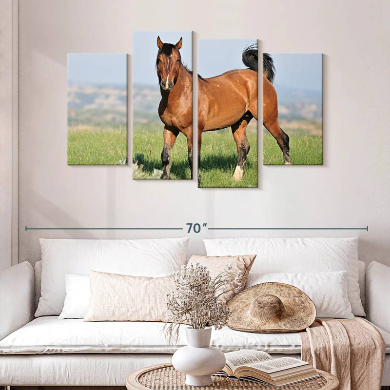 Brampt Majestic Wild Horse, 32" H x 52" W
