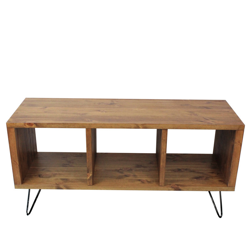 High-Quality Wooden Multimedia Open DVD/CD Shelf