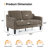 Sinya Upholstered 53.5'' Loveseat-606951788