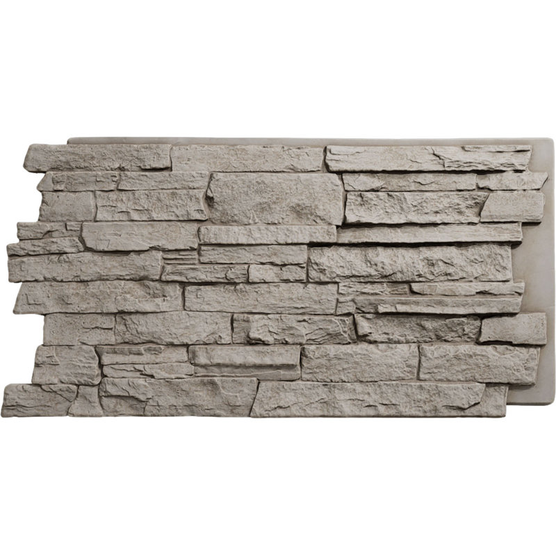 Panneau de faux rebord EverStone Acadia, l 49 po x H 25 1/2 po x P 1 1/4 po, couleur Adobe, Adobe