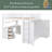 Granvel Kids Full Loft Bed with Drawers-9113945