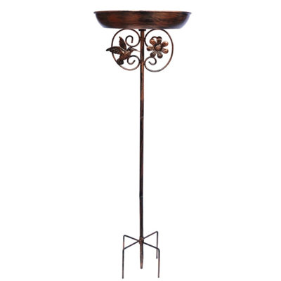 Mangeoire pour oiseaux en métal Stake