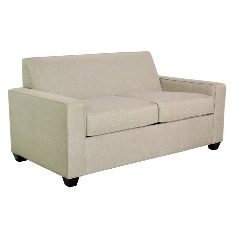 Avery Full Sleeper Sofa, Hybrid, Cafelle, Fluff Pearl