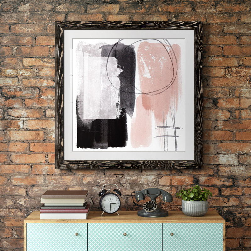 Coexistance I-Premium, reproduction encadrée - prête à être accrochée, H 17 po x l 17 po x P 1,5 po, Blanc