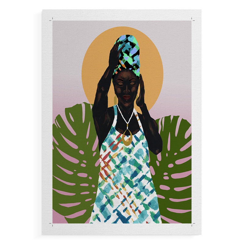 «Her Faith», impression sur toile seulement - non encadrée, H 18 po x l 12 po
