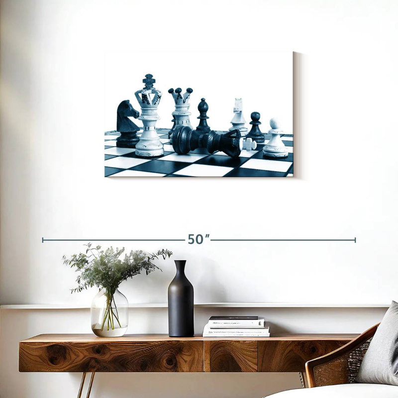 Senne Chess, 20" H x 30" W
