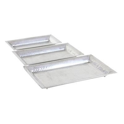 Ensemble de plateaux de service 3 pièces