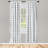 Geometric Semi-Sheer Rod Pocket Sliding Panel-45984186