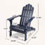 Chaise Adirondack pliable en bois d'acacia - Style rustique, résistante aux intempéries et portable pour patio ou piscine-632709170
