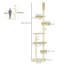 Jeanette 250cm H Cat Tree