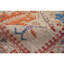 Tapis unique de couleur chameau / rouge / bleu 8 pi 11 po x 11 pi 9 po