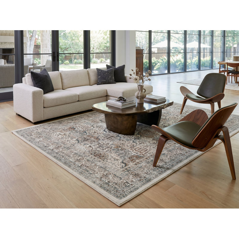 Vintage Look Recycled P.E.T Area Rug, Rectangle 120 x 170 cm