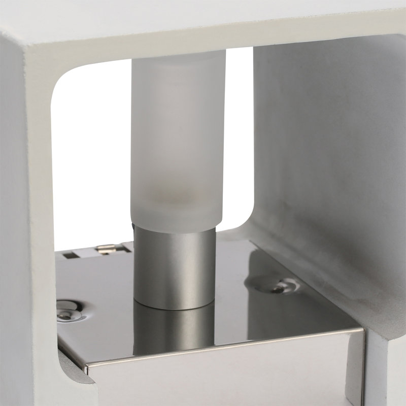 Mood Outdoor Flush Mount, White Marble