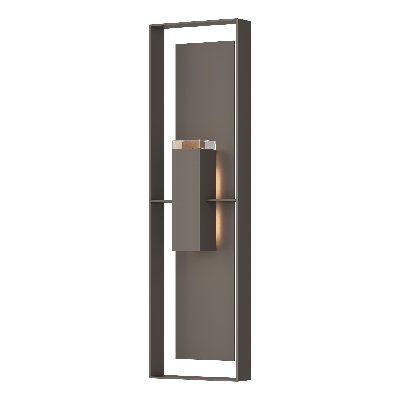 Shadow Box Flush Mount Outdoor Wall Sconce