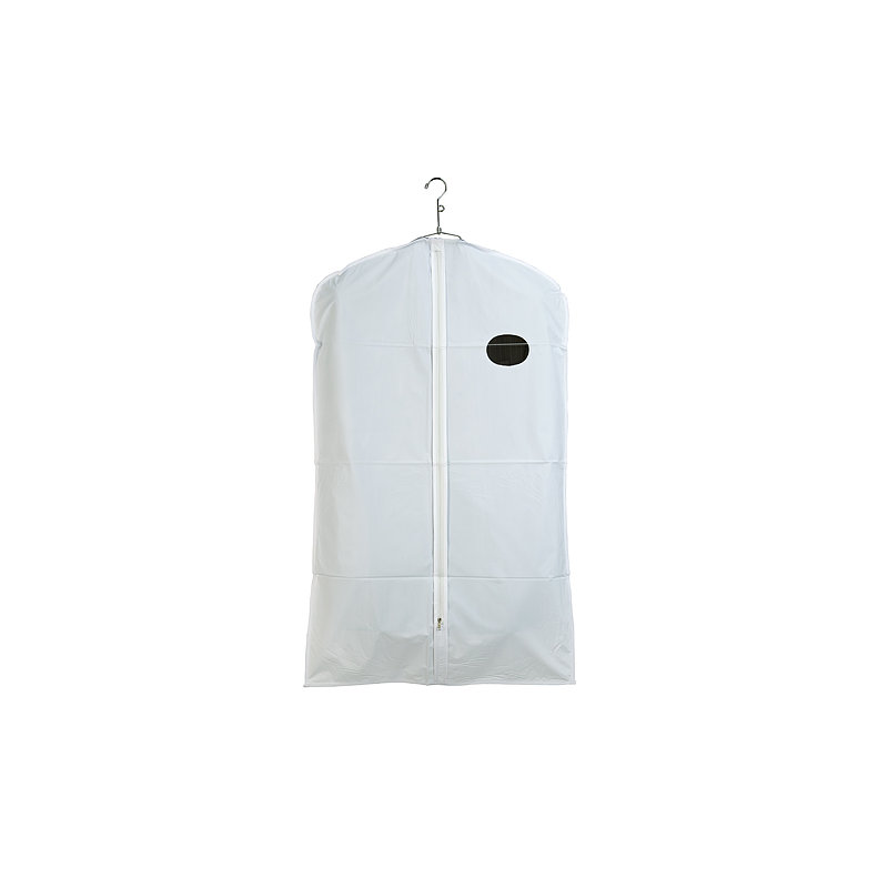 Sac à vêtements en vinyle, Blanc
