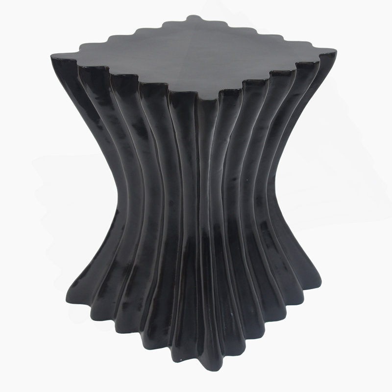 Table d'appoint, table de bout Wave Design, table d'appoint pour l'intérieur et l'extérieur
