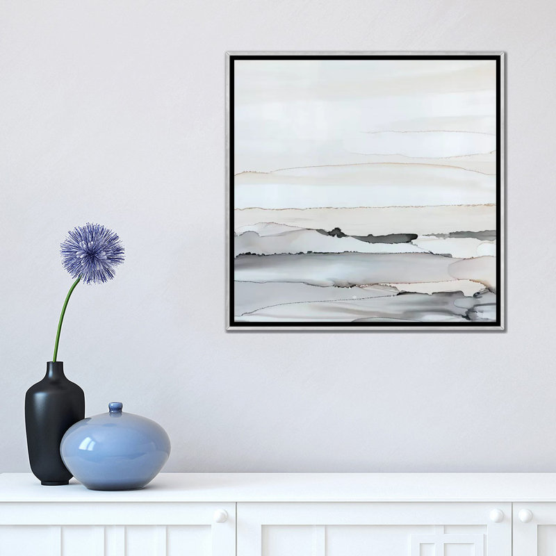 « Sunembrasshorizons I » par Carol Robinson, reproduction d’art, Pas de tapis, H 18 po x l 18 po x 1,5 po