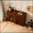 Cabinet With 2 Outlet Holes, Buffet Cabinet With Storage, Narrow Side Cabinet For Living Room Entryway Hallway Kitchen Coffee Bar-724934810